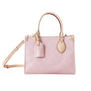 Louis Vuitton Onthego PM Pink Denim 25Cm