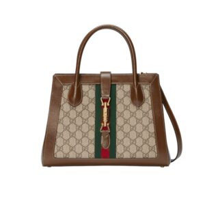 Gucci Jackie 1961 Medium Tote Bag Brown 30Cm 649016 HUHHG 8565
