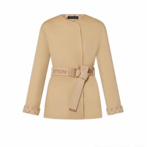 Louis Vuitton Signature Short Double Face Wrap Coat 1AA8T0