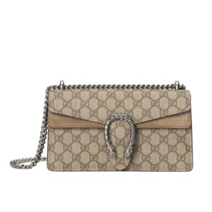 Gucci Dionysus Small Shoulder Bag Beige And Ebony 25Cm 499623 92TJN 8660