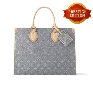 Prestige Edition – Louis Vuitton OnTheGo MM Washed Gray 35Cm M13189