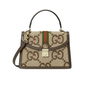 Gucci Ophidia Small Jumbo GG Bag Brown 24Cm