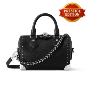 Prestige Edition – Louis Vuitton Speedy Trunk 20 Black 20Cm M14575