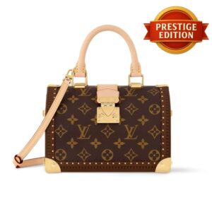 Prestige Edition – Louis Vuitton Speedy Trunk Box Bag 20 Monogram Brown 21Cm M11154