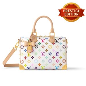 Prestige Edition – Louis Vuitton x Murakami Speedy Bandoulière 25 Bag White 25Cm M13085