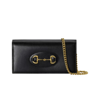 Gucci Horsebit 1955 Wallet With Chain Black 20Cm 621892 0YK0G 1000