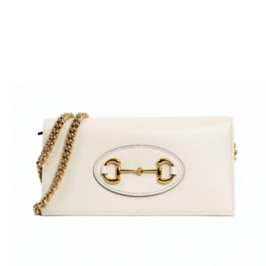 Gucci Horsebit 1955 Wallet With Chain White 20Cm 621892 0YK0G 9022