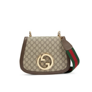 Gucci Blondie Medium Shoulder Bag Beige And Ebony 29Cm 699210 96IWG 8745