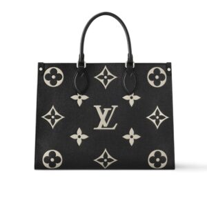 Louis Vuitton Onthego MM Black Cream 35Cm M45495