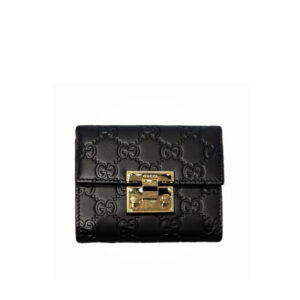 Gucci Padlock Wallet Black 11Cm