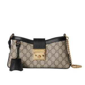 Gucci Padlock Small Shoulder Bag Black 25Cm 811705 KHNKG 9769