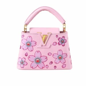 Louis Vuitton X Takashi Murakami Capucines Mini Pink 21Cm M13249