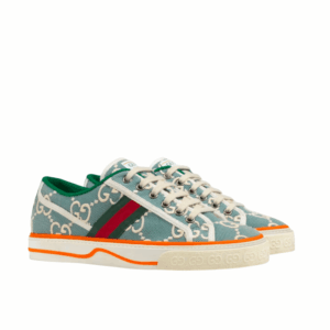 Gucci Women’S Tennis 1977 Sneaker Light Blue 606110 H0G10 3460