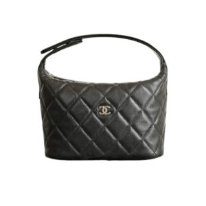 Chanel 25C Hobo Bag Caviar Black 17Cm