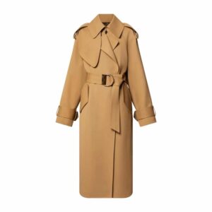 Louis Vuitton Oversized Detail Trench Coat Sandy Beige 1ABD9W