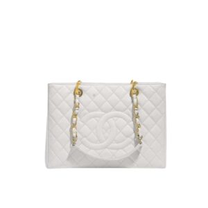 Chanel Bolsa Grand Tote Bag White 33Cm