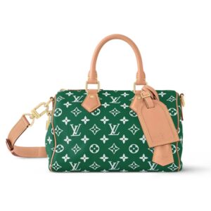 Louis Vuitton Speedy P9 Bandoulière Monogram Leather Green 25Cm
