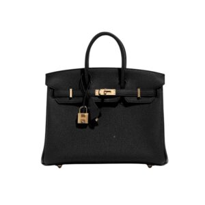 Hermes Birkin 25 Bag Togo Black 25Cm