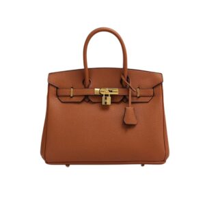 Hermes Birkin 25 Handbag Gold Brown 25Cm