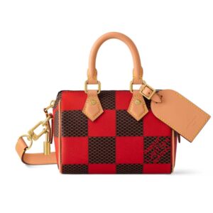 Louis Vuitton Speedy Bandoulière 20 Damier Red And Black 20Cm