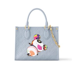 Louis Vuitton X Tm Onthego PM Chain Washed Blue 25Cm M13836