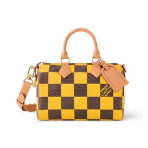 Louis Vuitton Speedy 25 Bandoulière Damier Pop Yellow 25Cm N40584