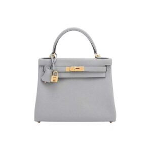 Hermes Kelly 25 Togo Handbag Gris Mouette 25Cm