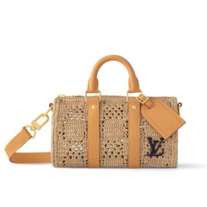 Louis Vuitton Keepall Bandoulière 25 Natural Beige 25Cm M25010