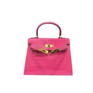 Hermès Kelly 25 Alligator Pink 25Cm
