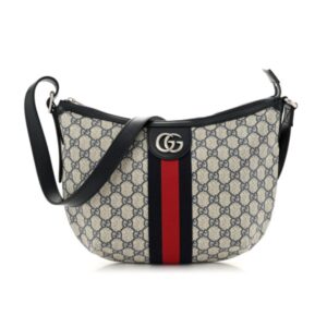 Gucci Ophidia GG Small Shoulder Bag Navy Blue 30Cm 598125 2ZGMN 4076