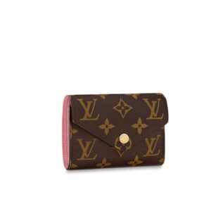Louis Vuitton Victorine Wallet Monogram Rose Pink 12Cm M62360