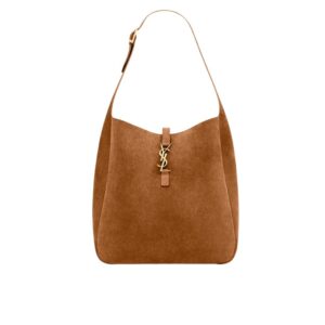 Saint Laurent Le 5 À 7 Supple In Suede Golden Brown 24Cm