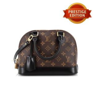 Prestige Edition – Louis Vuitton Alma BB Monogram Canvas Black 23Cm