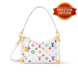 Prestige Edition – Louis Vuitton x Murakami Side Trunk MM Bag White 23Cm M14046