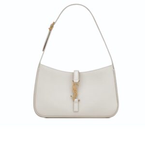 Saint Laurent Le 5 À 7 Hobo Bag In Smooth White 23Cm 6572282R20W9207