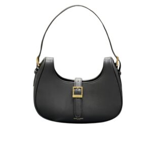 Saint Laurent Le Fermoire Shoulder Bag Black 25Cm 6726152ZA2W 1062