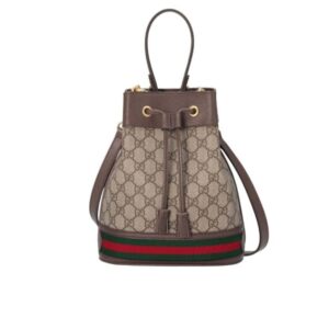 Gucci Ophidia Small GG Bucket Bag Brown 17Cm 550621 96I3B 8745